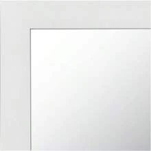 NewLive Deco Espejo de Pared Rectangular 36.3 x 51.3 cm Marco Blanco Diseño Moderno para Baño y Oficina. - blanco - Ver 4