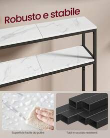 Bench Table - Black and White - View 2