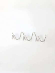 Coat Rack Wall Mount, Creative Wave Wall Hooks 20KG Capacity, Easy Installation, Multi-Purpose Hooks For Coat, Hat, Bag, Umbrella