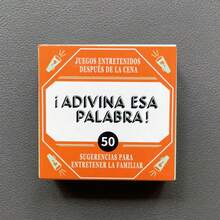 《Adivina Esta Palabra》——一款流行的西班牙迷你卡牌游戏，包含50张卡牌，是与亲朋好友聚会的理想之选，也是节日礼物的绝佳选择。派对游戏