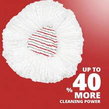 2 Packs Spin Mop Heads For O-Cedar & Viledo Easy Wring 1-Tank System| Heavy-Duty Deep Cleaning Microfiber Pads | Machine Washable & Long-Lasting - 白色 - 查看 2