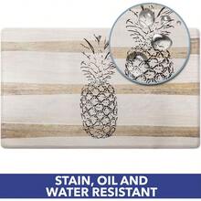 SoHome Cozy Living AntiFatigue Kitchen Mat Kitchen Mats Rug for Floor Farmhouse ThemedNon Slip Stain Resistant Easy Clean 1 2 Inch Thick Comfort Chef Mat 18" x 55" Pineapple - Piña - Ver 4