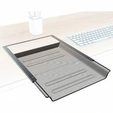 KD Essentials – Cajón para Escritorio, almacena Documentos A4 y Suministros de Oficina de Forma discreta Debajo del Escritorio, cajón como Organizador/Soporte en la Oficina - 1 - Ver 1