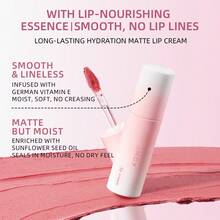 J.M.C.Y Matte Velvet Lip Gloss, Long-Lasting, Non-Stick, Suitable For Students