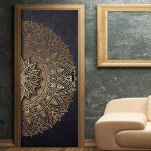 Stairs Art Door Sticker Bedroom Livingroom Bathroom, 2PCS Wall Decal Self - Adhesive Waterproof Removable Door Murals Wallpaper Home Decoration SP - F202 - Sp-f669 + 小 - 查看 5