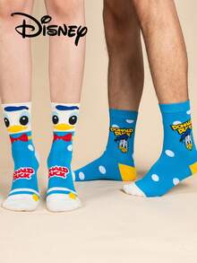 Disney 2 Pairs Official Halloween & Christmas Gift Cartoon Socks, Novelty Socks With Animation Characters, Suitable For Men - Multicolor - View 6