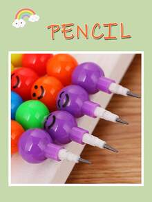 Detachable Multicolor Licorice Shaped Pencil, DIY Gift For Elementary School Students
