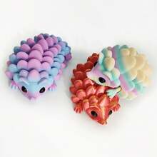 1 pieza Juguete lindo de piña con erizo impreso en 3D, adorno decorativo móvil, regalo de Navidad/cumpleaños/uso diario - Multicolor - Ver 8