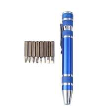 Multifunction 8 In 1 Pocket Precision Mini Screwdriver Pen Repair Hand Tools Kit - Multicolor - View 10