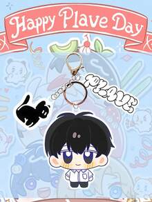 1pc/Set Cute Kpop Christmas Keychain, Cartoon Pendant For Girls, Mira Zoey Rumi Keychain, Tiger Keychain, Couple Keychain, Anime Phone Charm, Bag Accessory, Friend Gift (Silicone Product, Slight Color Transfer Is Normal) - Multicolor - View 11