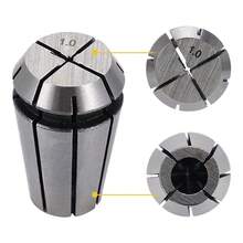 ER16 夹头 ER 夹头卡盘 精密 1mm-13mm 弹簧，适用于 CNC 铣床刀架、雕刻机主轴电机 11 件装 - 銀色 - 查看 7