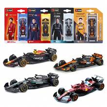 全新现货 1:64 Bburago 2025 F1 标准涂装 法拉利 SF25 红牛 RB21 AMG W16 E Performance 迈凯伦 MCL39 合金微缩压铸模型 一级方程式赛车收藏玩具 - RB21#22 - 查看 5