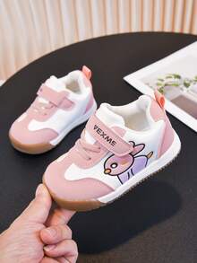 秋季儿童/幼儿防滑防踢休闲鞋，女童户外运动爬行鞋 - 粉色 - 查看 16