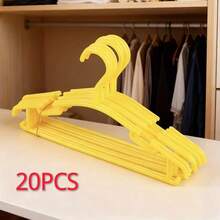 10/20/30/50pcs Mini Plastic Hangers Set, Suitable For Daily Use, Teen's Wardrobe, Not For Hanging Heavy Clothes