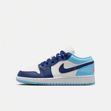 Zapatillas de baloncesto Air Jordan 1 Low (GS), 553560-149 - Azul - Ver 1