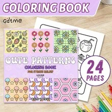 GDTME 1 Cuốn Sách Tô Màu Trẻ Em: Sách Tô Màu Họa Tiết Đơn Giản & Nổi Bật, Phù Hợp Cho Người Lớn, Sách Vẽ Dễ Thương, Món Quà Hoàn Hảo Cho Tiệc Giáng Sinh, Halloween và Sinh Nhật - Tô Màu Họa Tiết Dễ Dàng, Giảm Căng Thẳng: Phù Hợp Cho Những Người Yêu Thích Tô Màu (Tô Màu Không Gian Ấm Áp) - dễ thương - Xem 2