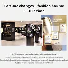 OLEVS Watch For Men Stainless Steel Business Dress Luxury Diamond Big Face Waterproof Mens Watches With Date Analog Wrist Men Watch Reloj Para Hombre Green Dial - golden blue - 查看 11