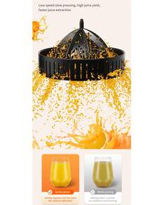 Akane 2-In-1 Electric Citrus Juicer, Suitable For Fast Juicing Of Oranges, Lemons, Limes And Grapefruits, Powerful Home Lemon Squeezer, Applicable For Kitchen And Daily Fresh Drinks, Built-In 2 Rechargeable 2000mAh Batteries - Multicolor - View 10