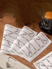 50/100pcs Non-Stick Baking Parchment Paper, Grease-Proof Wax Paper, Suitable For Pastries, Burgers And Cakes - White - View 8