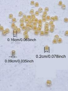 1200颗，10克/包，20种颜色，直径2毫米，染色芯玻璃珠，玻璃珠，适合DIY手工制作，制作戒指、手链、项链，日常搭配饰品 - 2mm染芯 - 查看 3