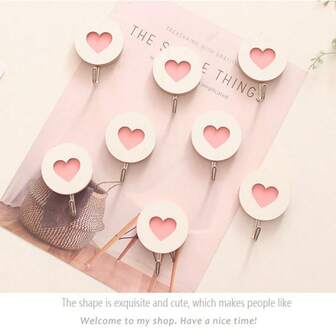 ตะขอติดผนังแบบไม่ต้องเจาะรับน้ำหนักได้ดีลายหัวใจสำหรับผู้หญิง, ตะขอติดผนังสแตนเลสสำหรับห้องน้ำ, ที่แขวนติดผนังสำหรับผ้าเช็ดตัว, เสื้อคลุมอาบน้ำ, กระเป๋าถือ, อุปกรณ์อาบน้ำ, เครื่องครัว, เสื้อผ้า, หมวก, กุญแจ, จัดระเบียบทางเข้า, จัดเก็บของในหอพัก, โซลูชันสำหรับพื้นที่ขนาดเล็ก, ติดตั้งง่ายไม่ต้องเจาะ, กันน้ำกันสนิม