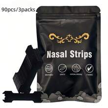 30pcs Strips For Snoring Patch Correction Physical Expansion Breathable Nasal Patch - Black - View 7