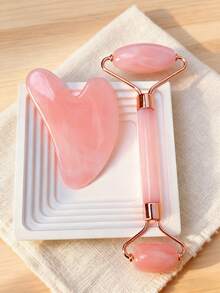 4/12pcs/Set Facial Beauty Tool Kit, Includes Cleansing, Massage, And Storage Tools - Face Scraper, Roller, Cleansing Brush, Face Mask Brush, Washing Sponge, Hair Band, Wristband, Hair Ties, Toiletry Bag, Makeup Bag - Multicolor - View 6