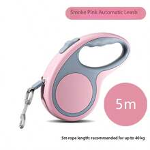 360° Retractable Dog Leash With Comfortable Non-Slip Handle, Max For 50 Lbs, One-Button Quick Lock Brake With Anti-Slip Handle, Suitable For Medium & Small Dogs