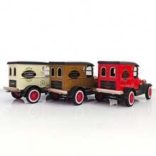 1:32 Classic T-Shaped Retro Vintage Old Car,Alloy Reversing Model Set Nostalgic Birthday, Holiday Gift,Christmas Decorations