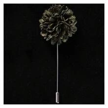 Men's Handmade Flowers Brooch Lapel Pin Flower Set Handmade For Suits Gift - 多色553 - 查看 4