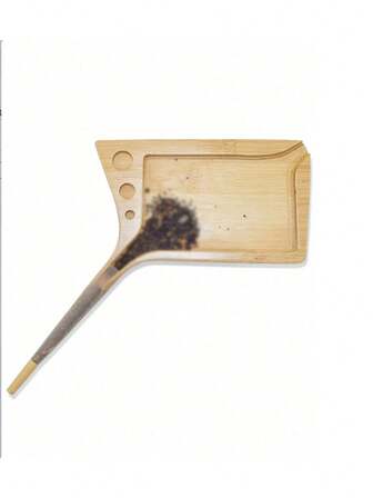 1pc Small Bamboo Rolling Tray,Compact Bamboo Cigarette Rolling Tray, Cigarette Rolling Tray, Portable Design For Home And Travel Use,Everyday Use, Cigarette Tray, Smoking Tray