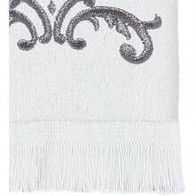 Avanti Linens - Toalla de Punta de los Dedos, Toalla de algodón Suave y Absorbente, diseño de Desplazamiento, decoración de Estilo cursivo (colección de monogramas, Inicial )(J Punta de los dedos) - Multicolor - Ver 4