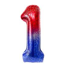 40-Inch Spider Theme 0-9 Foil Balloons, Suitable For Birthday, Graduation, New Year, Anniversary Party Decoration - Multicolor - View 11