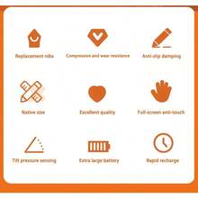 Compatible With Apple Pencil, Suitable For IPad Air 11/5/4/3 M3/M2 A16 Pro 13/11 Inch, IPad 10/9/9th Gen, IPad Mini 6/7 Inch Tablets, 120mAh Battery, Ideal Gift For Mother, Family, Friends, Kids, Birthday, Holidays, Essential Mobile Accessory - Multicolor - View 5