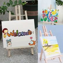 1/4/6-Pcs Wooden Easel Stand, 15.7 Inch Tabletop Display Stand For Painting Canvas, Portable Photo, Picture And Sign Holder, Art, Crafts, Small Wooden Table Top Paint Tripod Station | Back To School Supplies | Art Supplies - Multicolor - View 8