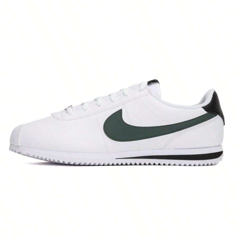 Nike CORTEZ (GS) 经典低帮运动鞋,舒适、减震、轻便,适合旅行,DM0950-106 - 黑/白/綠古色 - 查看 1