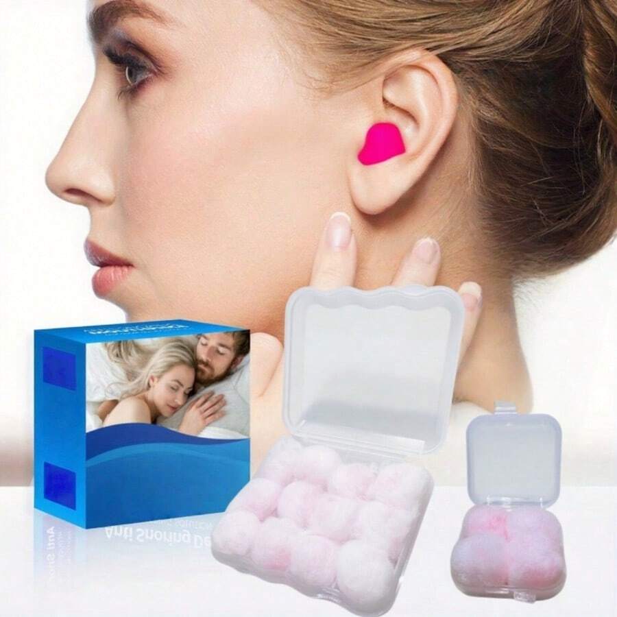 Soft Silicone Reusable Ear Plugs - Suitable For Concerts, Swimming, Airplane Travel, And Home Use - Multicolor - View 1