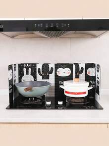 200g Protector de salpicaduras de cocina de aluminio ligero, tapa de olla antiadherente, aislamiento de calor para estufa de gas, accesorio de cocina resistente al calor y al aceite, plegable, sin contacto con alimentos - Multicolor - Ver 8