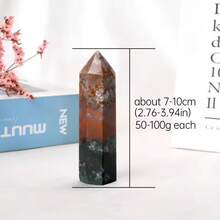 Kristall-Heilung polierter Kristall-Turm Ozean Jaspis Spitze zur Dekoration - Verschiedenfarbig - Übersicht 4