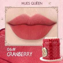 Strawberry Cupcake Shape & Cupid Matte Lip Gloss - 24H Long-Lasting, Moisturizing Transfer Proof Matte Finish, Lip Clay Jar Cake Model Matte Velvet Lipstick Suitable For Girls Christmas Gift, Lipstick For Parties, Weddings, Prom - Lip Gloss - 查看 11