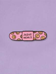 Cute Band Jesus Heals Powered Enamel Pin Custom Decorative Brooches Ornaments Lapel Bag Badges Jewelry Gifts Pin - DL053 - 查看 5