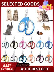 宠物指甲钳、猫指甲修剪器、宠物指甲护理产品批发、美容剪刀 - 彩色 - 查看 3