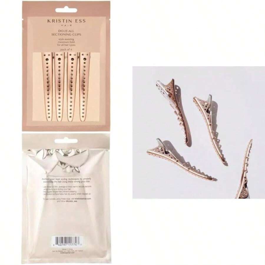 Kristin Ess Do--All Sectioning Clips Women Hair Clips 4 Pc(4 Count (Pack of 1)) - Multicolor - Ver 1