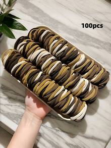 110件套梦幻粉色女士时尚发饰套装 - 包括花朵和几何造型塑料发夹、发圈、发带 - 适合女性和女孩，情人节必备礼物，可轻松打造清新日常造型或甜美派对装扮，增添迷人魅力。发夹、美发套装、礼物、可爱配饰