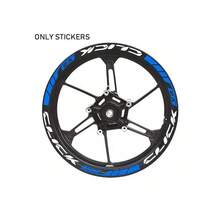 24pcs Motorcycle Wheel Hub Stickers - Neon Yellow & Red Reflective Decals, Durable Adhesive Tire Rim Accessories, Easy-To-Install Safety Gear, For Motorcycles, Scooters, Vibrant Decals, Highquality Vinyl, Motorcycle Decals - A - View 13