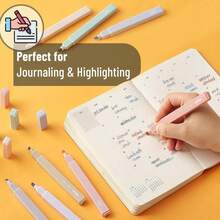 Mr Pen- Aesthetic Cute Pastel Highlighters Set, 8 Pcs, Chisel Tip, Candy Colors, No Bleed Bible Assorted Colors - ColorL - 查看 6