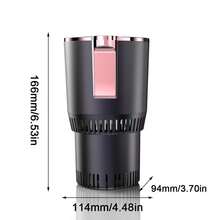 Car Cooler Warmer Cup Auto Car Cooling and Heating Cup Practical Car Refrigerator Cooler - Multicolor - Ver 3