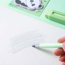 Panda Stationery Set 6 In 1 New Panda Series With 10 In 1 Click Ballpoint Pen Pendant Sticky Notes And More Perfect Pencil Set For School Office And Creative Projects - Black - View 5