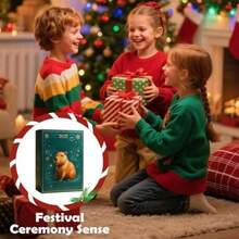 Capybara Advent Calendars 2025 Christmas Capybara Countdown Calendario con 24 paquetes 2d colgantes de animales acrílicos para la decoración del espejo del automóvil de Navidad - como en la foto - Ver 3