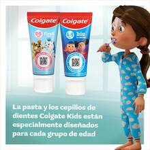 colgate First Smiles Pasta de dientes para niños 0-5 años (Entrega en 48 horas), Sabor a fresa, Pasta dental infantil que protege suavemente los dientes, previene sarro y protege el esmalte, sin colorantes, aromas o edulcorantes artificiales, pasta de dientes de fresa, pasta de dientes de leche 0-5, mejor pasta de dientes - Blanco - Ver 6